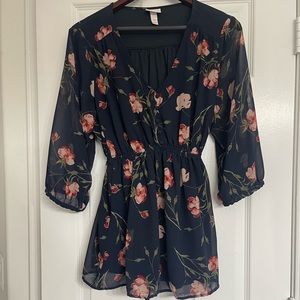Isabel Maternity Floral Blouse